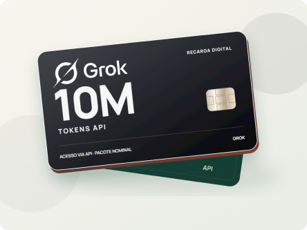 API Grok 4.7, 4.6 e 4.5 via Gateway | 1M a 1B Tokens — 10M tokens API