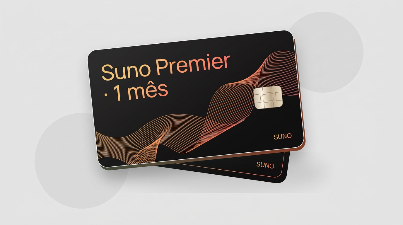 Suno Premier · 1 mês — Suno Premier · conta · 1 mês