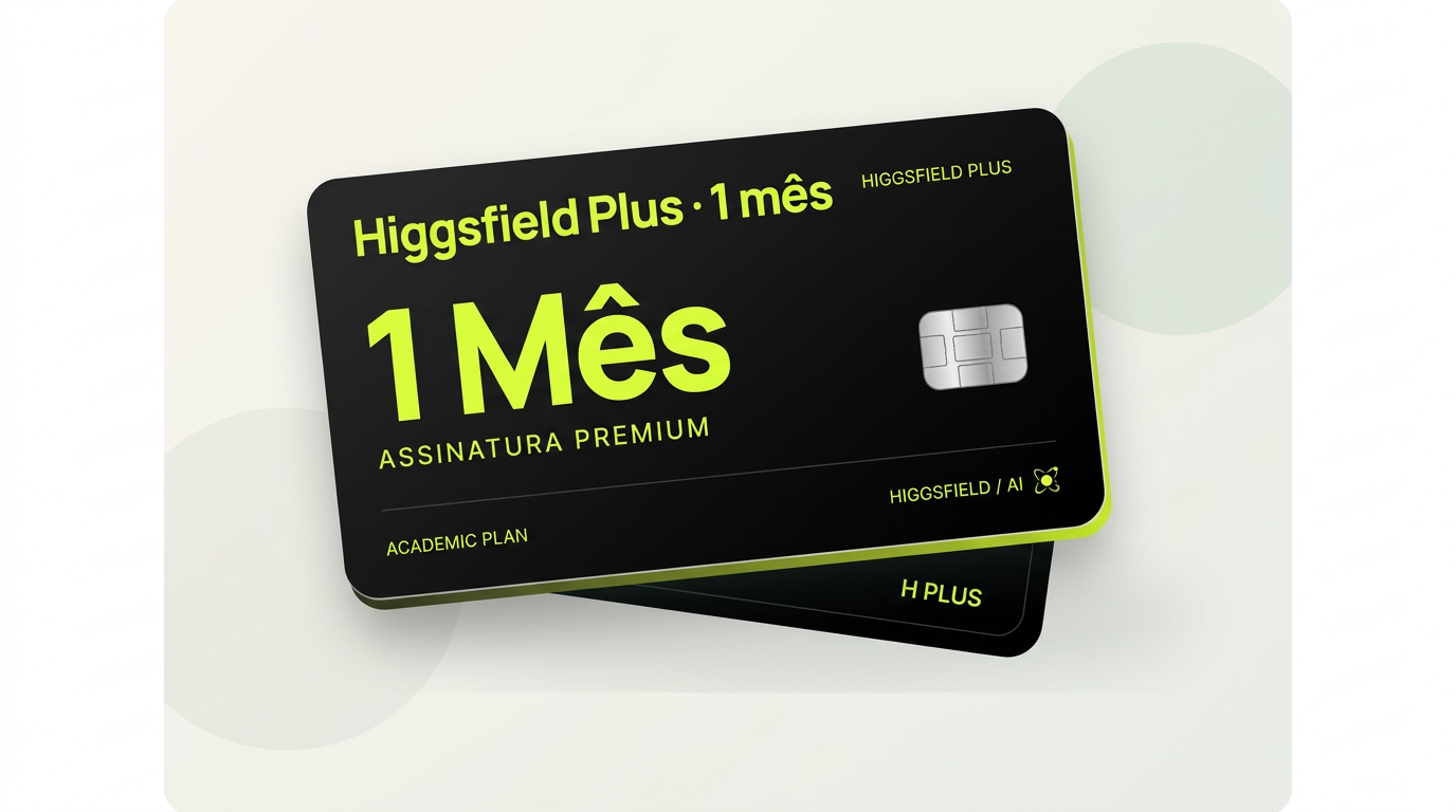 Higgsfield Plus · 1 mês — Higgsfield Plus · conta · 1 mês
